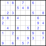 Судоку 9х9 #916 легкий
