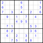 Судоку 9х9 #917 легкий
