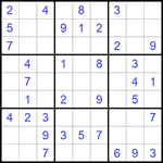 Судоку 9х9 #852 средний