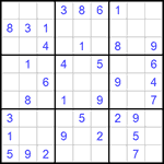 Судоку 9х9 #853 средний