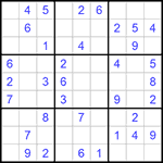 Судоку 9х9 #854 средний