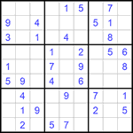 Судоку 9х9 #856 средний