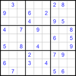 Судоку 9х9 #858 средний