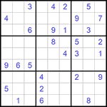 Судоку 9х9 #863 средний