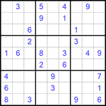 Судоку 9х9 #864 средний