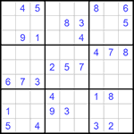 Судоку 9х9 #866 средний