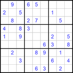 Судоку 9х9 #868 средний