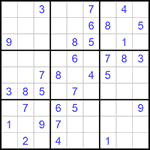 Судоку 9х9 #869 средний