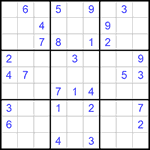 Судоку 9х9 #870 средний