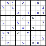 Судоку 9х9 #873 средний