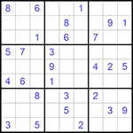 Судоку 9х9 #874 средний