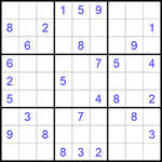 Судоку 9х9 #875 средний