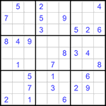 Судоку 9х9 #876 средний