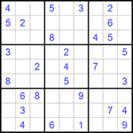 Судоку 9х9 #877 средний