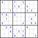 Судоку 9х9 #878 средний