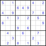 Судоку 9х9 #881 средний