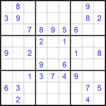 Судоку 9х9 #887 средний