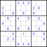 Судоку 9х9 #888 средний