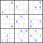 Судоку 9х9 #862 трудный