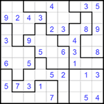 Судоку-пазл 9х9 #226 легкий