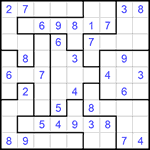 Судоку-пазл 9х9 #229 легкий