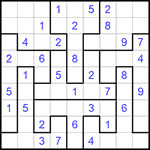 Судоку-пазл 9х9 #230 легкий