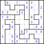 Судоку-пазл 9х9 #231 легкий
