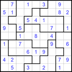 Судоку-пазл 9х9 #233 легкий