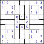 Судоку-пазл 9х9 #235 легкий