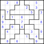 Судоку-пазл 9х9 #211 средний