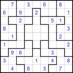 Судоку-пазл 9х9 #217 средний