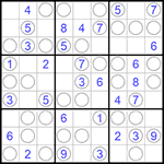 Судоку “Чет-нечет” 9х9 #159 легкий