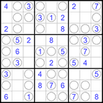 Судоку “Чет-нечет” 9х9 #161 легкий