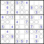 Судоку “Чет-нечет” 9х9 #164 легкий