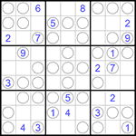 Судоку “Чет-нечет” 9х9 #159 средний