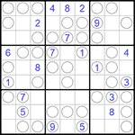 Судоку “Чет-нечет” 9х9 #164 средний