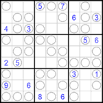 Судоку “Чет-нечет” 9х9 #151 трудный