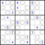 Судоку “Чет-нечет” 9х9 #156 трудный