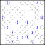 Судоку “Чет-нечет” 9х9 #160 трудный