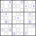 Судоку “Чет-нечет” 9х9 #147 очень трудный