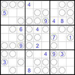 Судоку “Чет-нечет” 9х9 #148 очень трудный