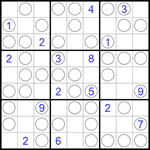 Судоку “Чет-нечет” 9х9 #150 очень трудный