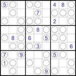 Судоку “Чет-нечет” 9х9 #152 очень трудный