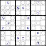 Судоку “Чет-нечет” 9х9 #154 очень трудный