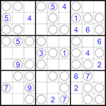 Судоку “Чет-нечет” 9х9 #155 очень трудный