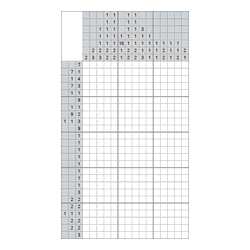 Японский кроссворд #602 “Медальон”