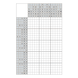 Японский кроссворд #545 “Мишка”