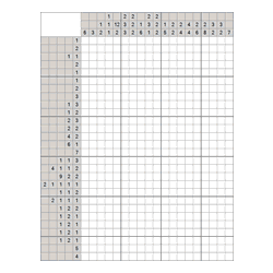 Японский кроссворд #603 “Павлин”