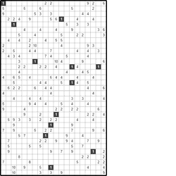 Филиппинский кроссворд #500 “Подсолнух” Филиппинский кроссворд #500 “Подсолнух”