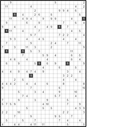 Филиппинский кроссворд #503 “Пальма” Филиппинский кроссворд #503 “Пальма”